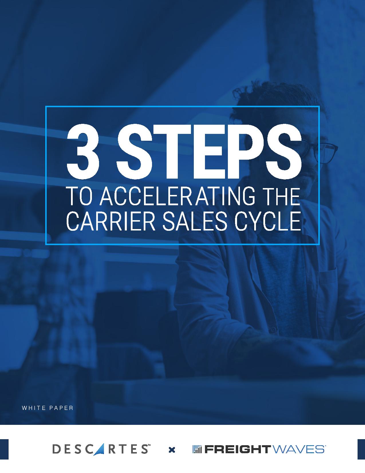 3 Steps to Accelerating the Carrier Sales Cycle Descartes MacroPoint