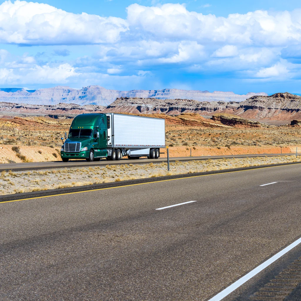 Truck in Desert