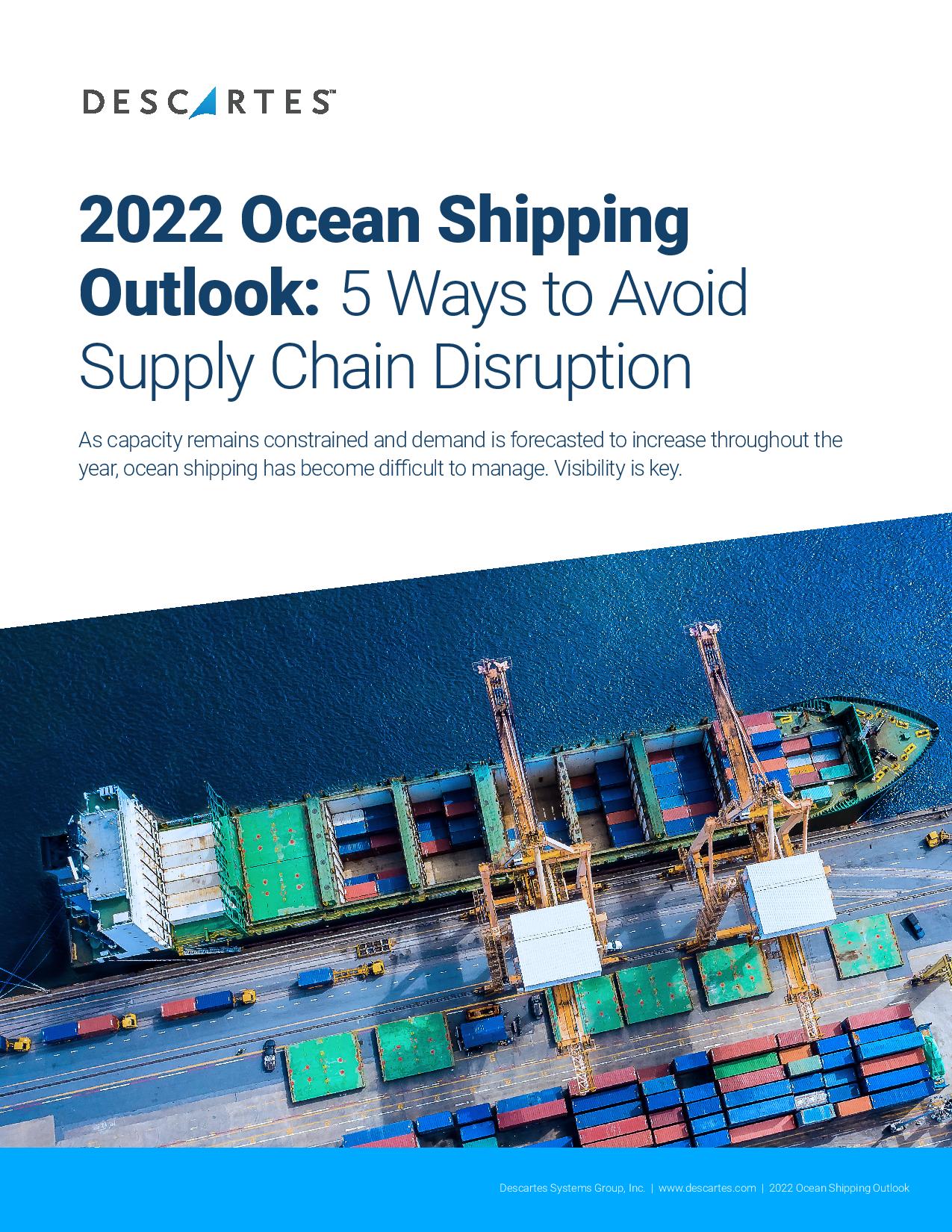 2022 Ocean Shipping Outlook Descartes MacroPoint